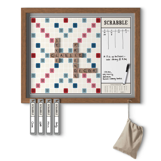 Scrabble | Deluxe Vintage 2-in-1 Wall Edition