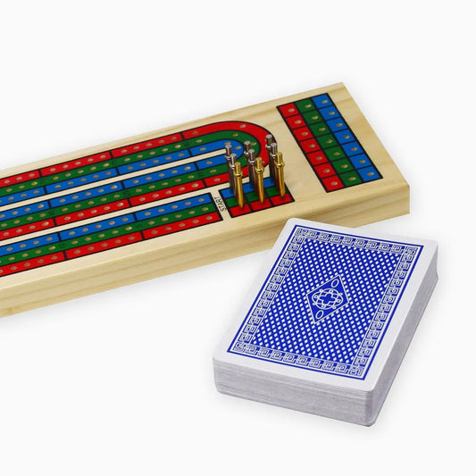 Wood Cribbage Game