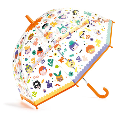 Color-Changing Children's Umbrella | Faces