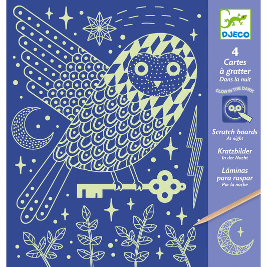 Glow-in-the-Dark Scratch Card Activity Set