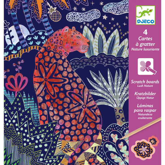 Safari Lush Nature Scratch Card Activity Set