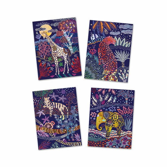 Safari Lush Nature Scratch Card Activity Set