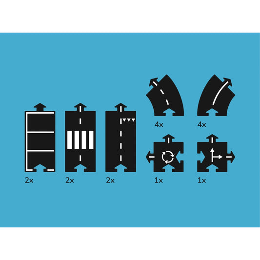 Medium Flexible Toy Road Set | Expressway