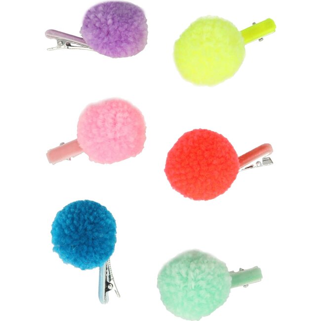 Pompom Unicorn Hair Clips