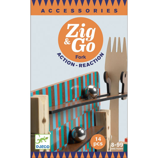 Zig & Go Fork | 14 pc Chain Reaction Accessory Set