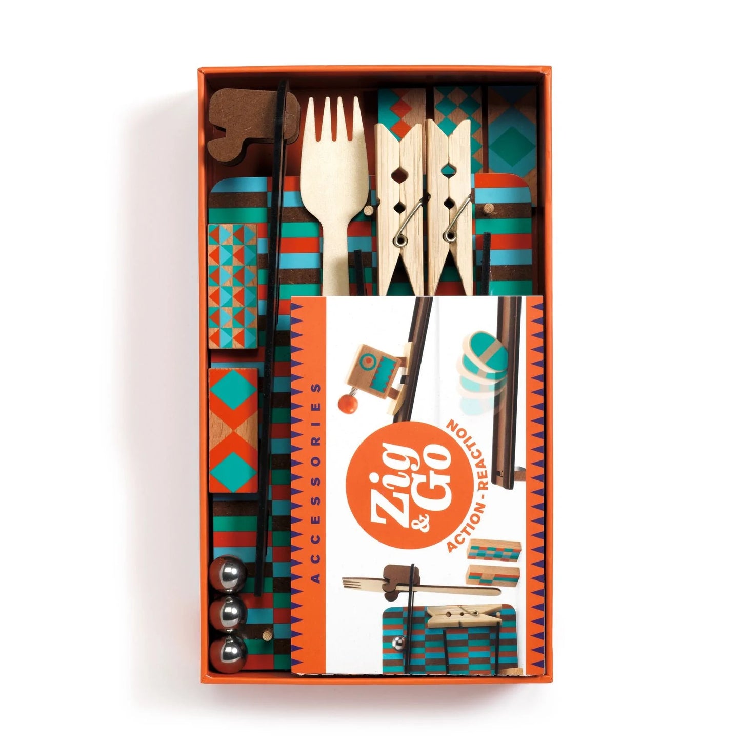 Zig & Go Fork | 14 pc Chain Reaction Accessory Set
