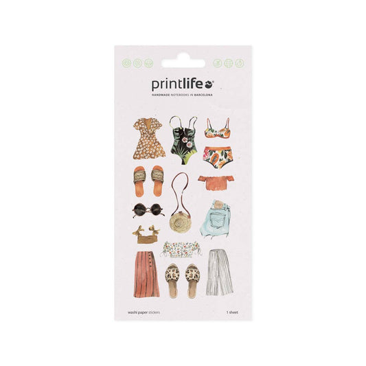 Washi Paper Stickers | Outfits - Boho Beach