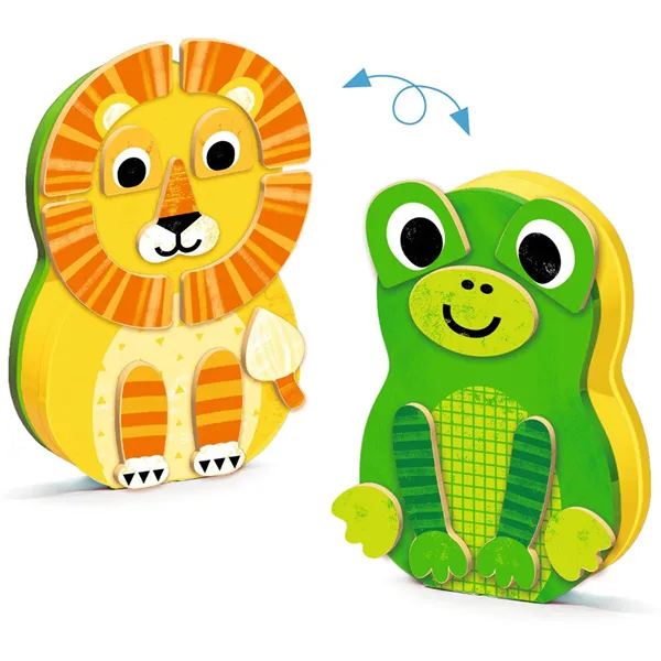 Zanimals Two Sided Magnetic Animal Activity Tin