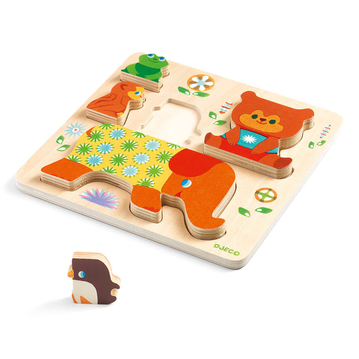 Woodypile Wooden Puzzle & Stacking Toy
