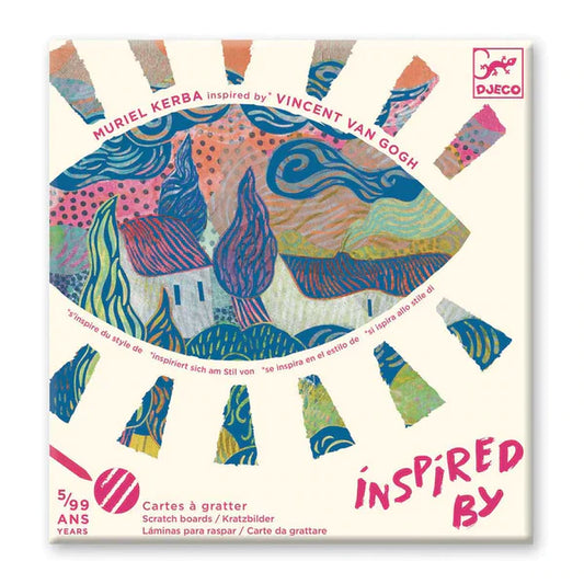 Inspired By Van Gogh | Scratch Art Set