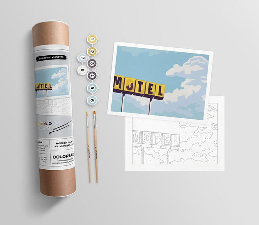Roadside Vignette | Modern Paint by Numbers Kit