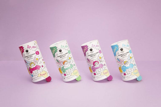 Foaming & Coloured Bath Salts | Blue