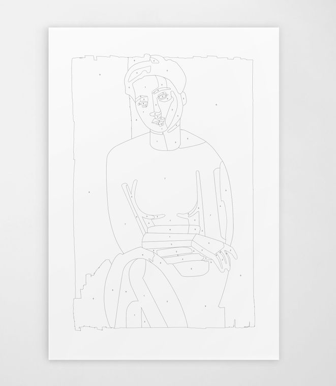 Portrait of Hanne | Paint By Numbers Kit