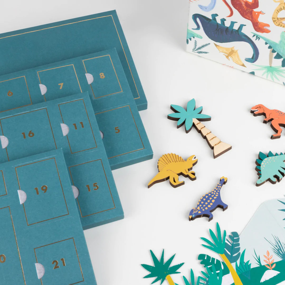Dinosaur Adventure Wooden Advent Calendar