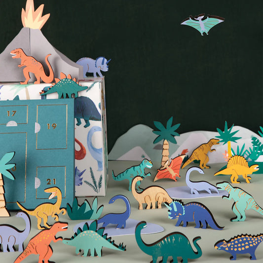 Dinosaur Adventure Wooden Advent Calendar