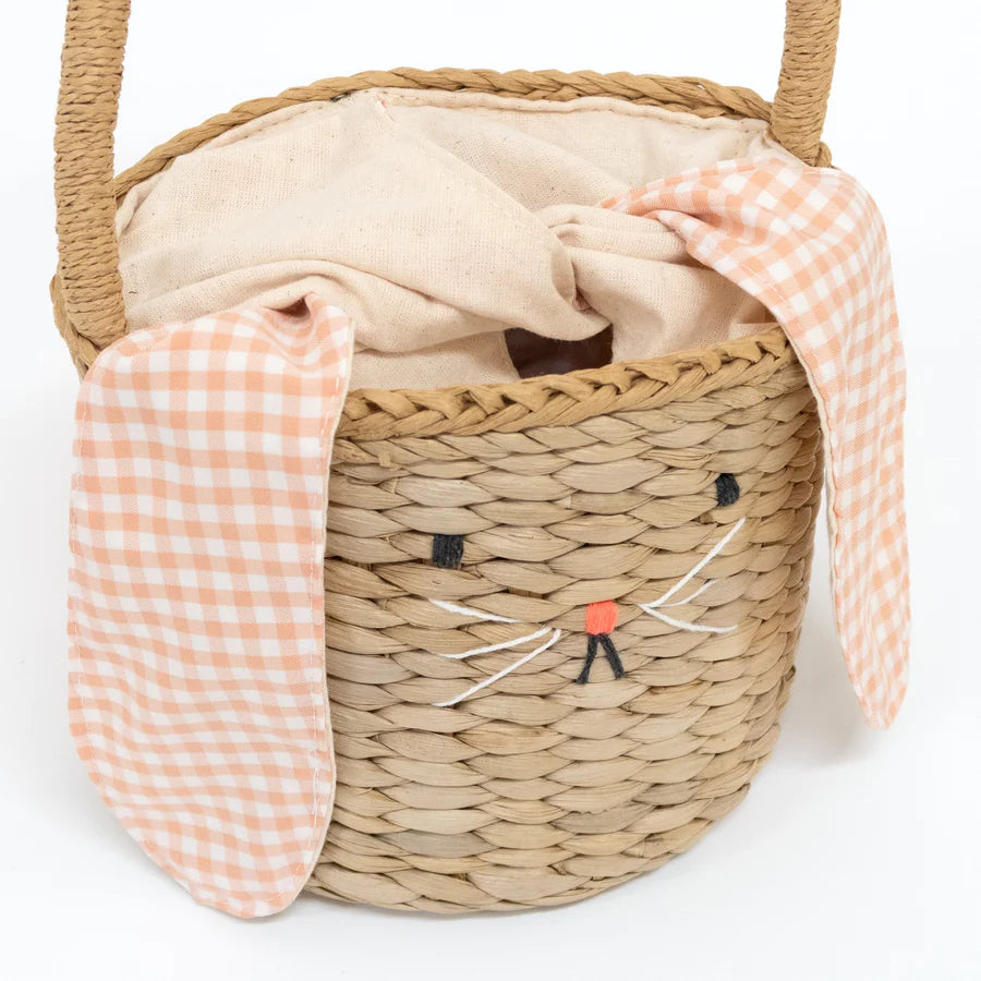 Gingham Bunny Basket