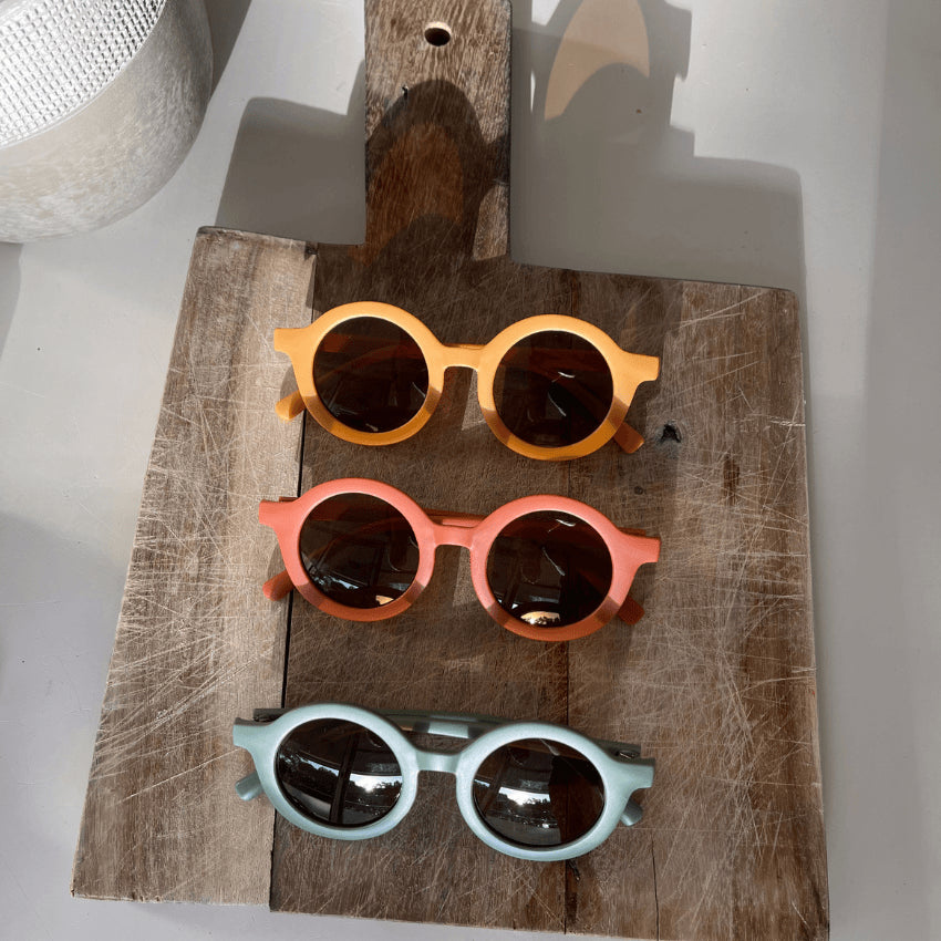 Kids Recycled Plastic Sunglasses in Fawn