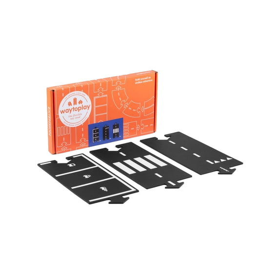 Flexible Toy Road Extension Set | Straight Parts