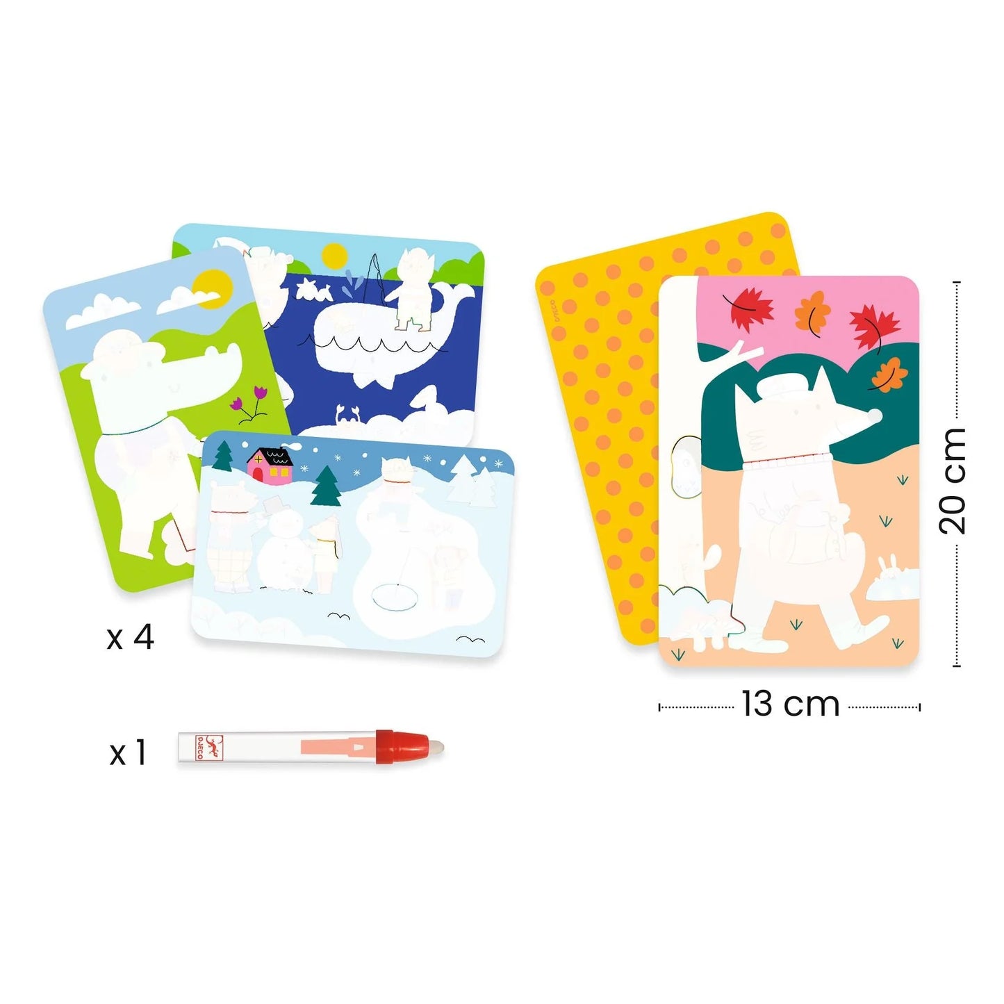 Seasons Magic Coloring Kit