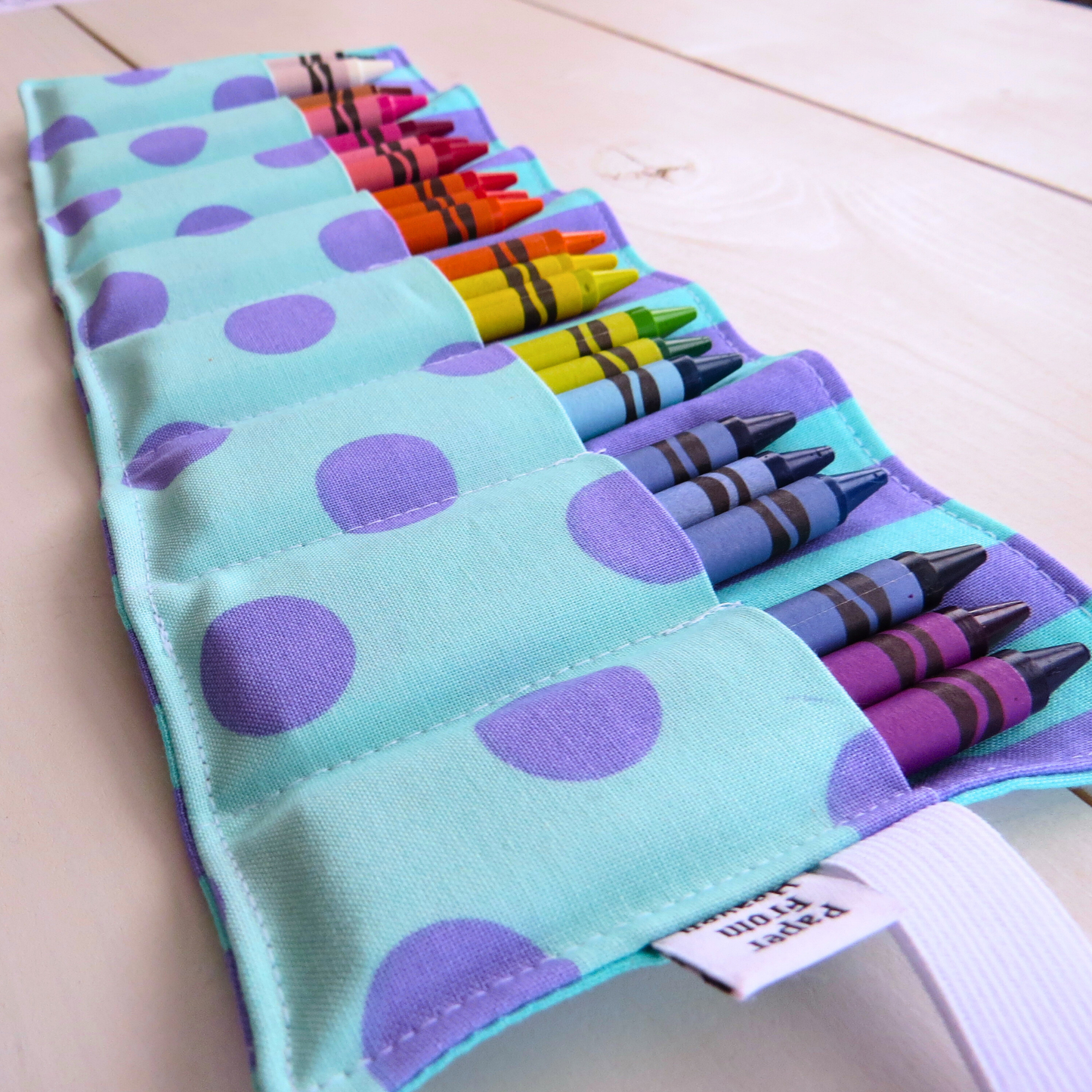 Fabric Crayon Roll-Up