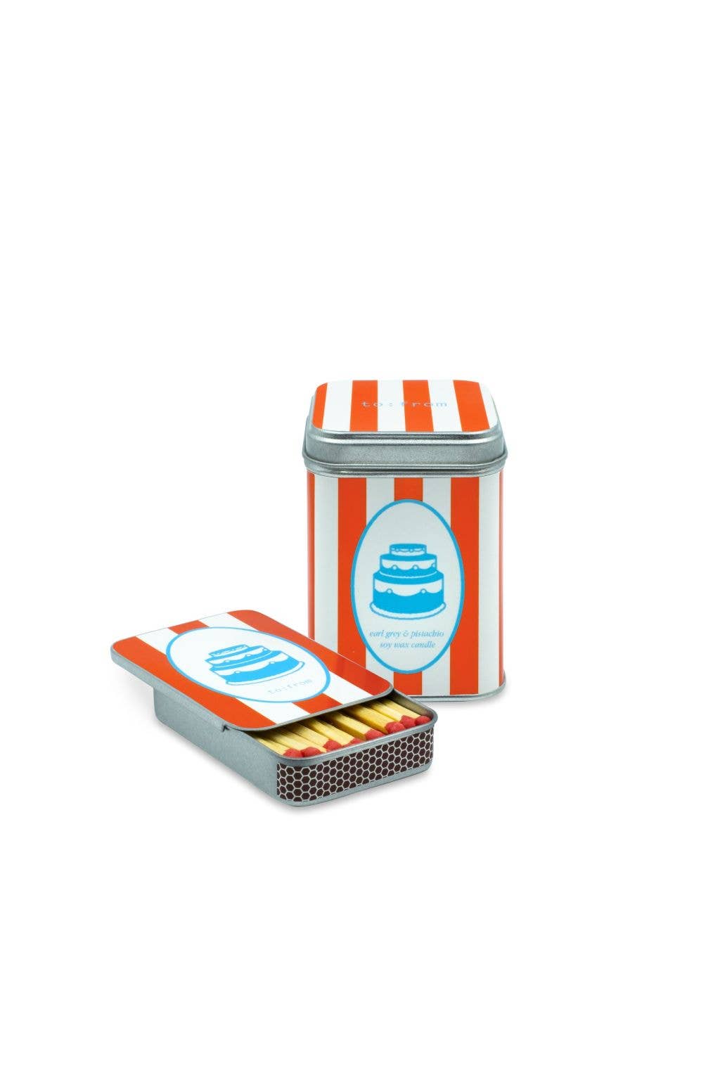Tin Candle | Earl Grey + Pistachio