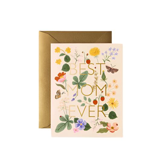 Garden Delights Best Mom Ever Card