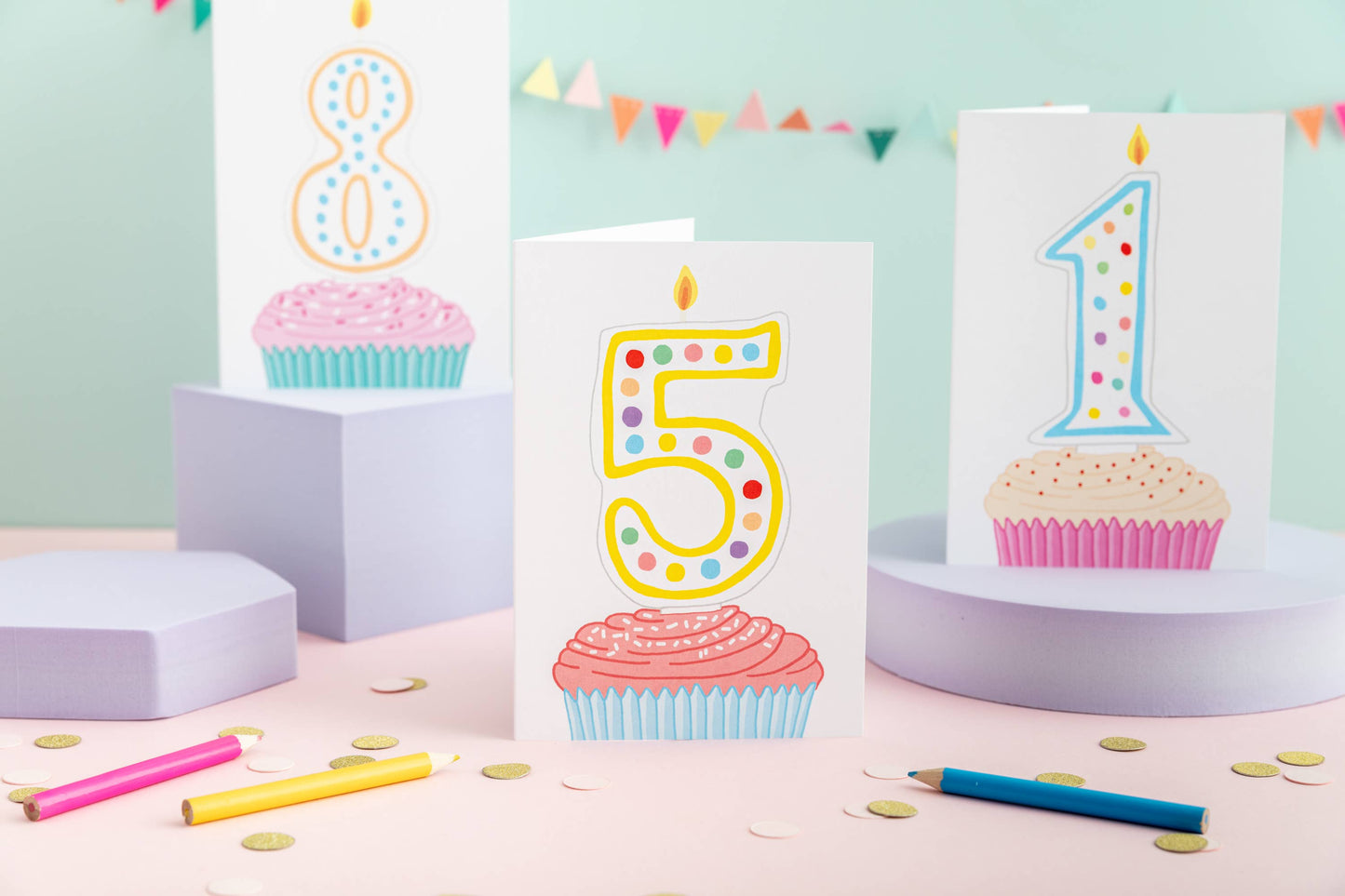 5th Birthday Greeting Card