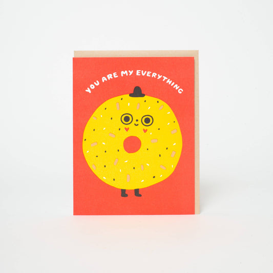 Everything Bagel Greeting Card