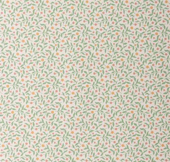 Gift Wrap Roll | Green Berry Branches