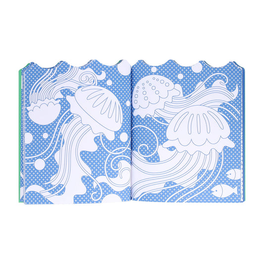 Coloring Book + Stickers | Ocean