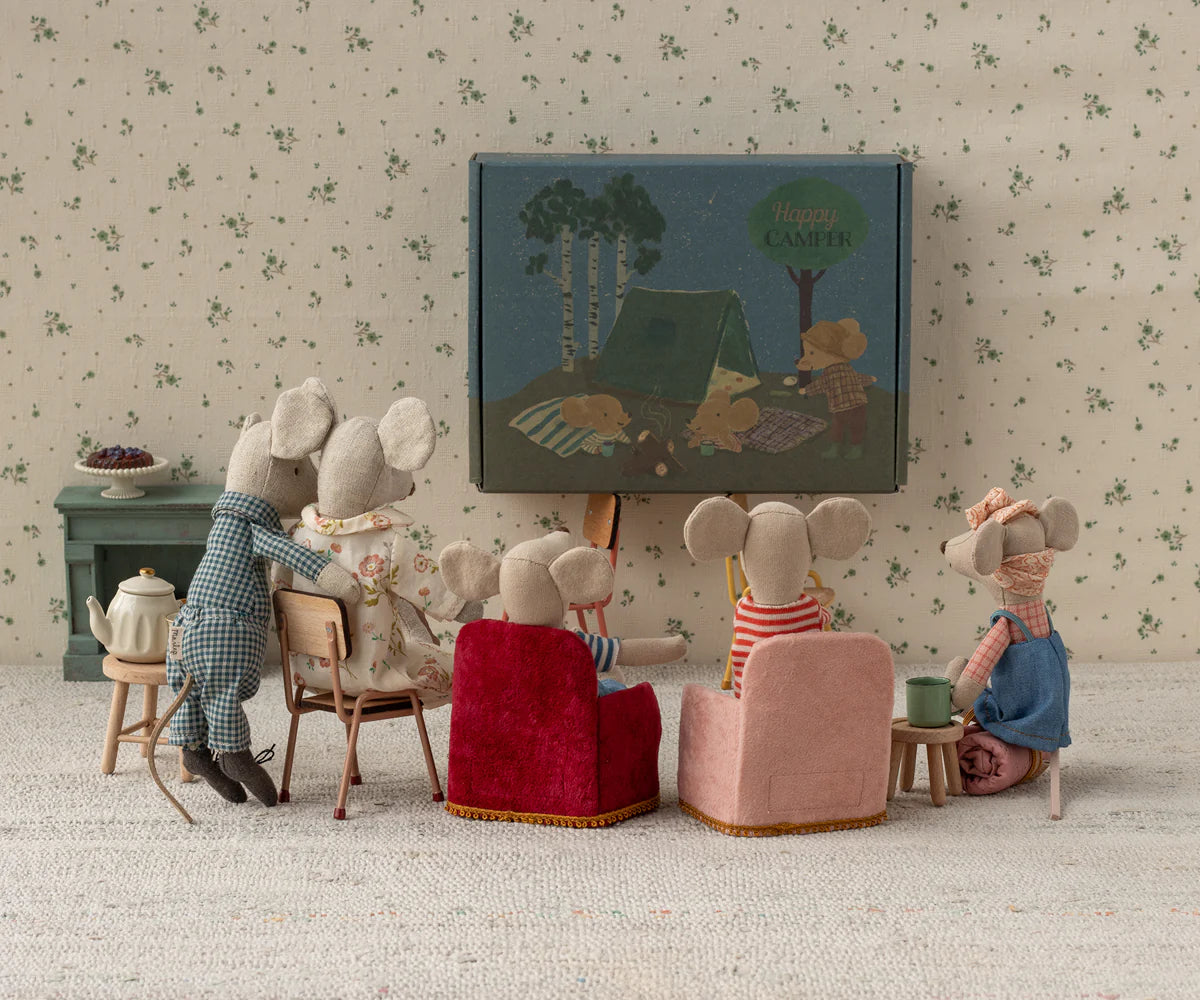 Folding Chair For Mouse | Red