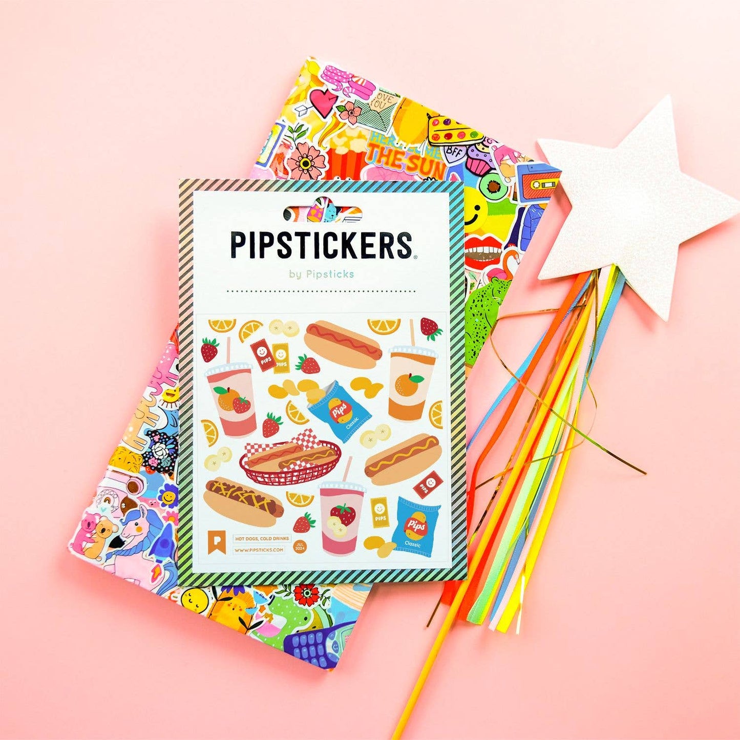 Hot Dogs, Cold Drinks Stickers