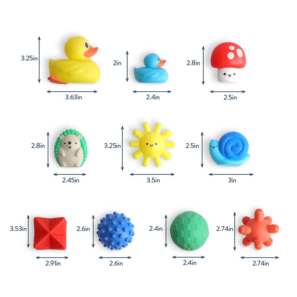 Itzy Splash Gift Set | Soft Bath Toys