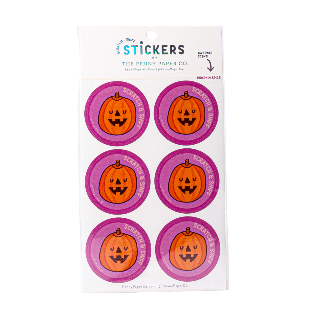 Scratch and Sniff Stickers | Pumpkin Spice