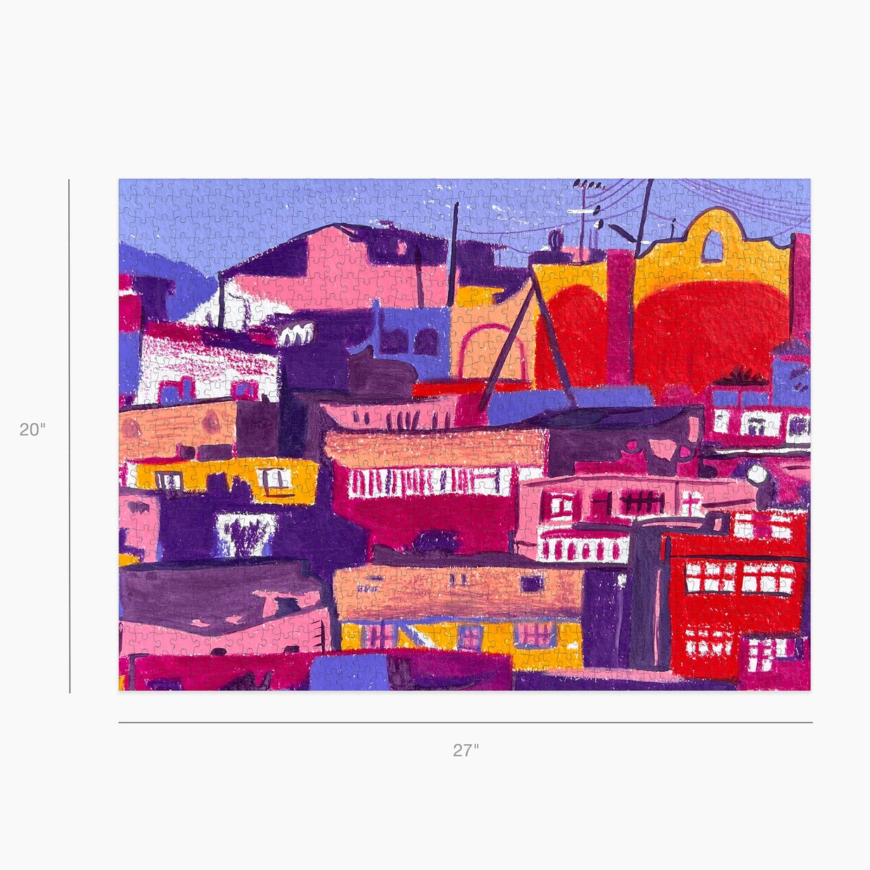 Violet Hillside | 1000 Piece Puzzle