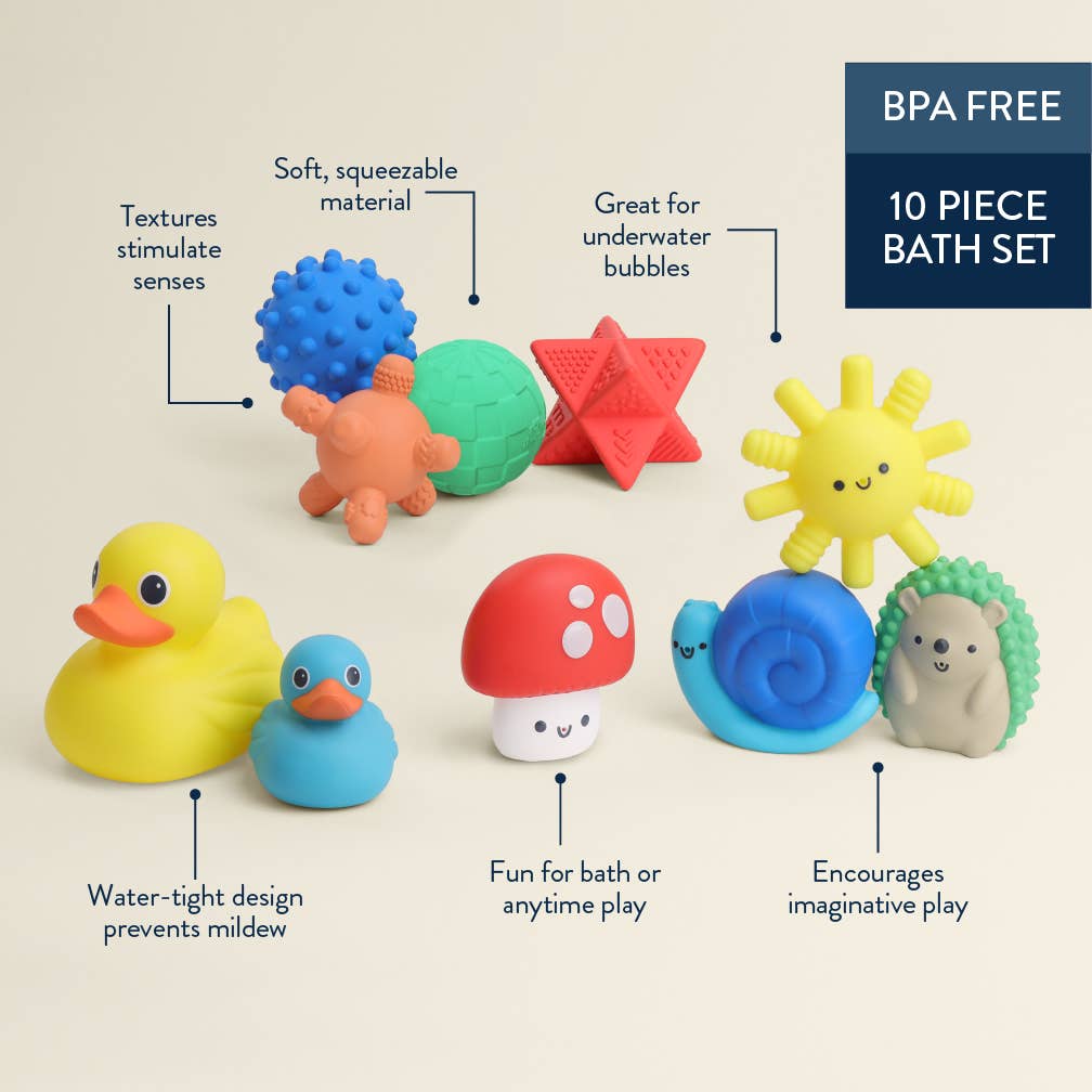 Itzy Splash Gift Set | Soft Bath Toys
