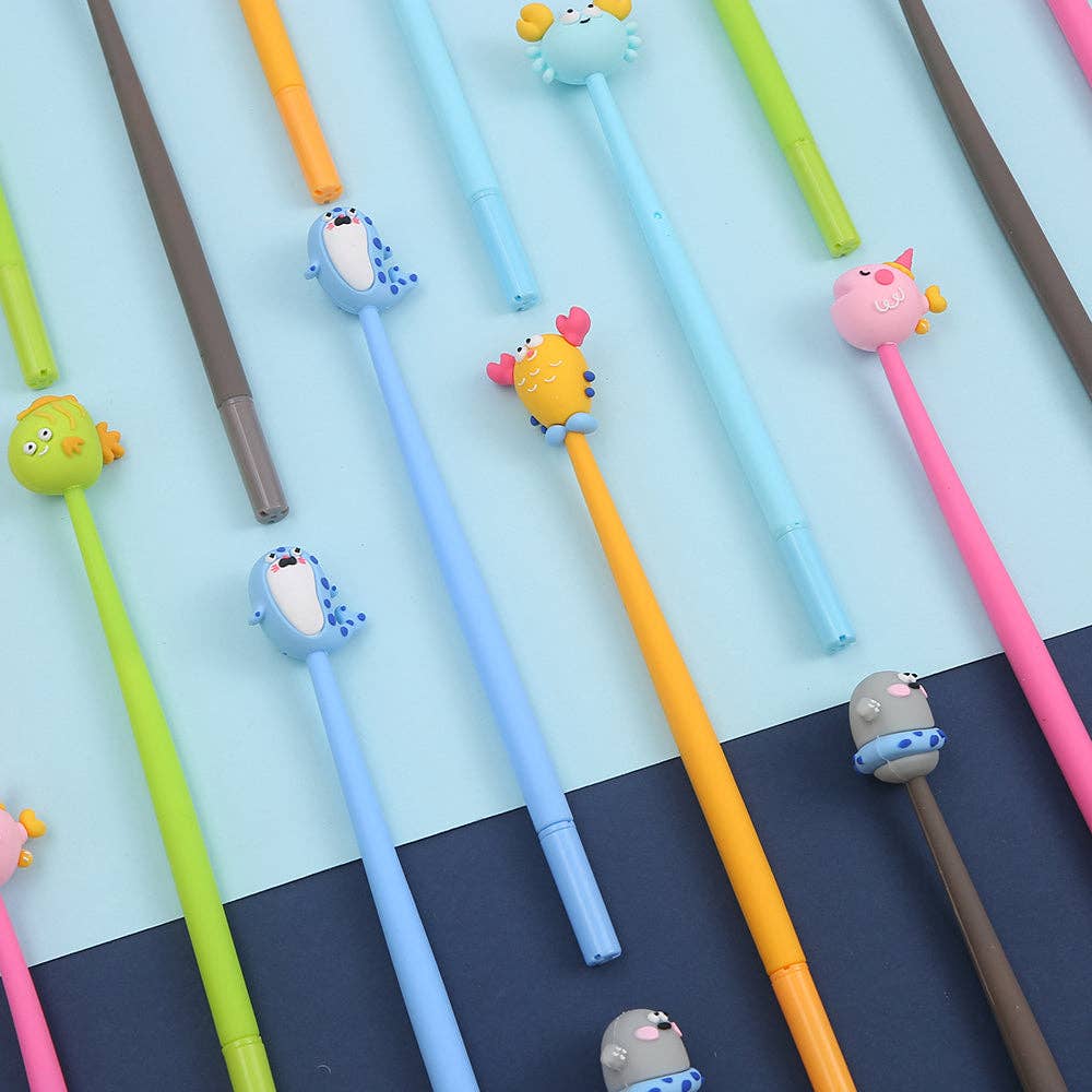 Wiggly Sea Animals Gel Pen