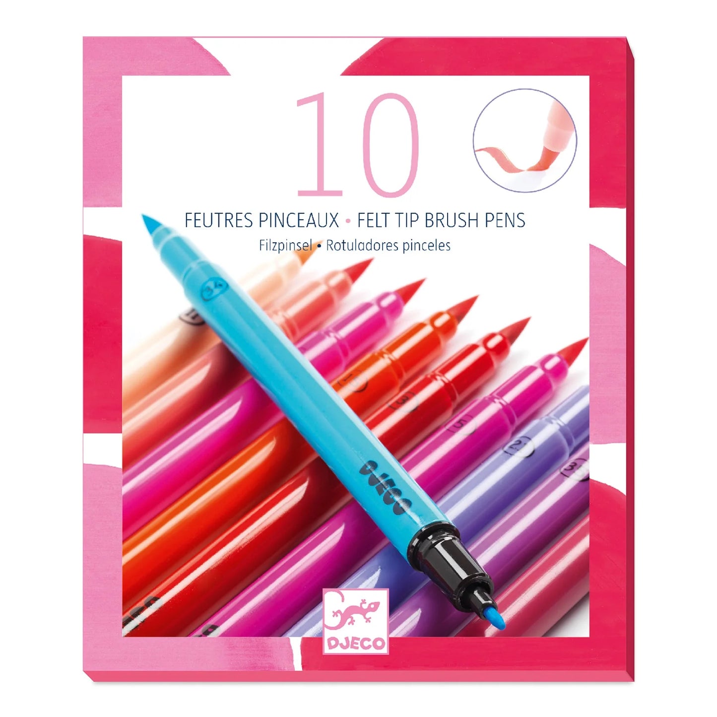 10 Felt Tip Brush Pens | Sweet