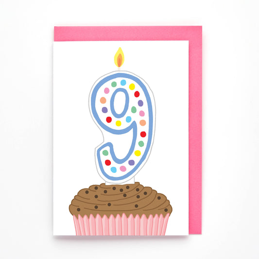 9th Birthday Greeting Card