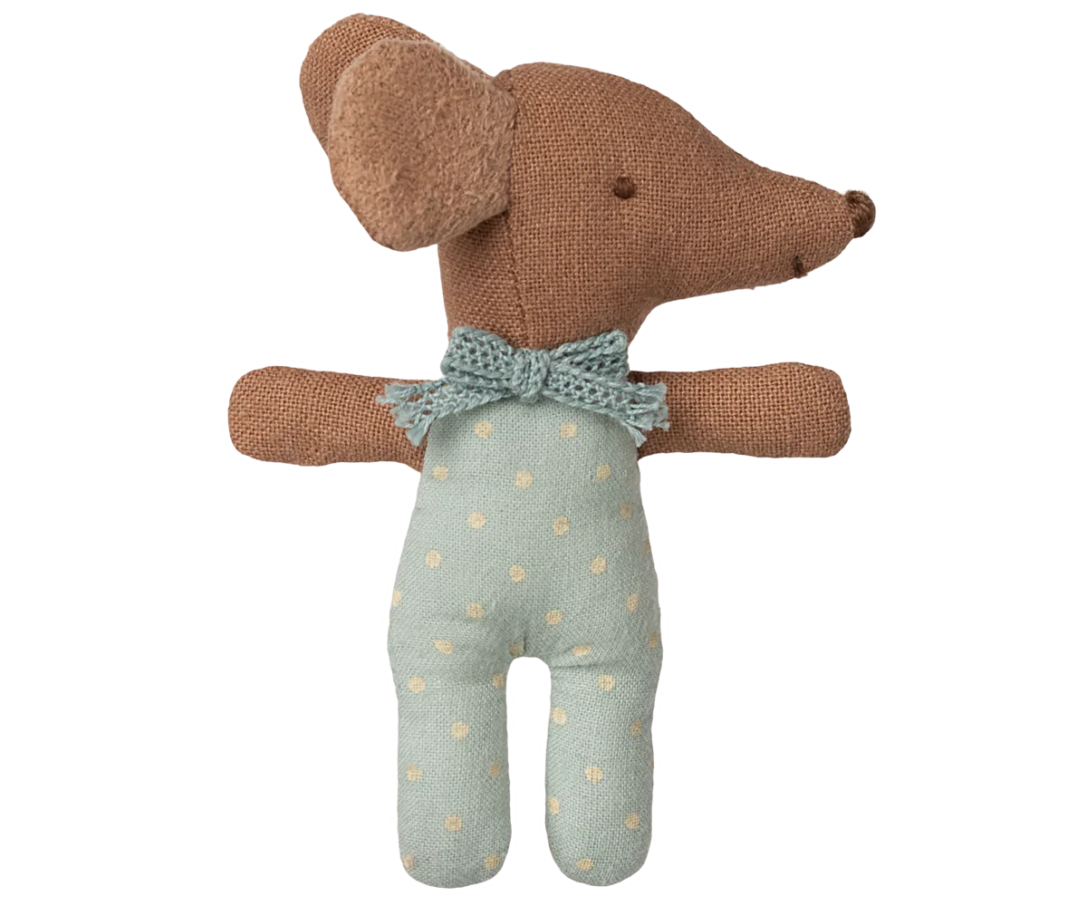 Sleepy Wakey Baby Mouse In Matchbox | Blue