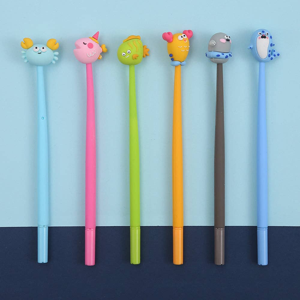 Wiggly Sea Animals Gel Pen