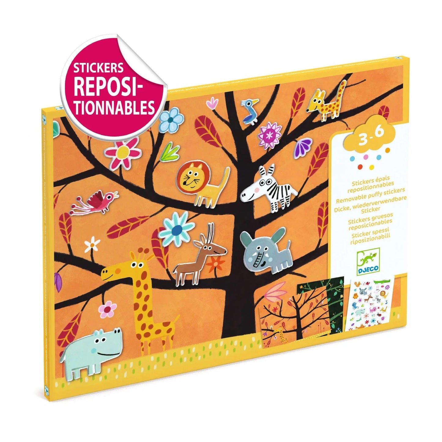 Off- Ground Tag Repositionable Sticker Activity
