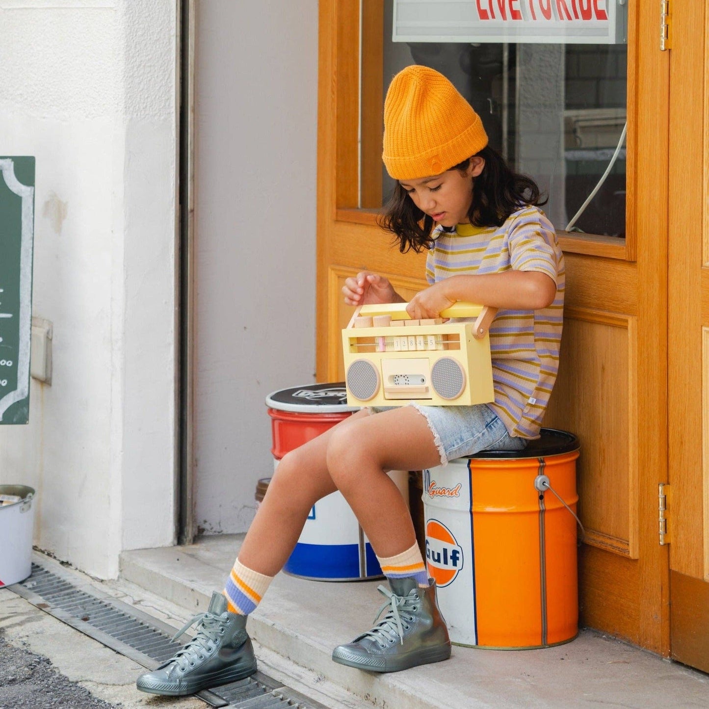 Wooden Boombox