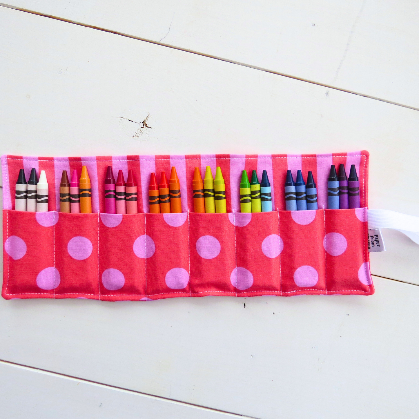 Fabric Crayon Roll-Up