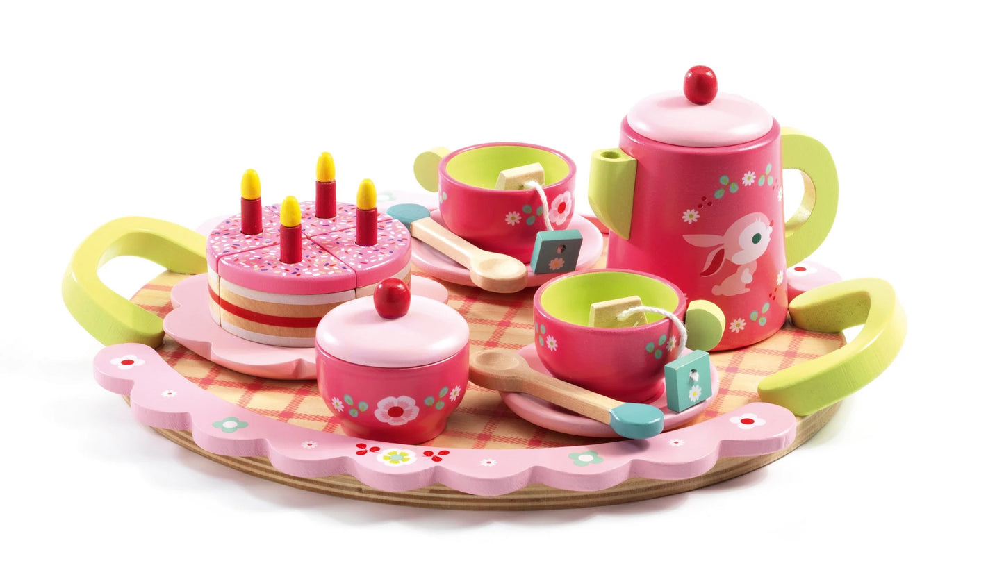 Lili Roses Tea and Cake Set