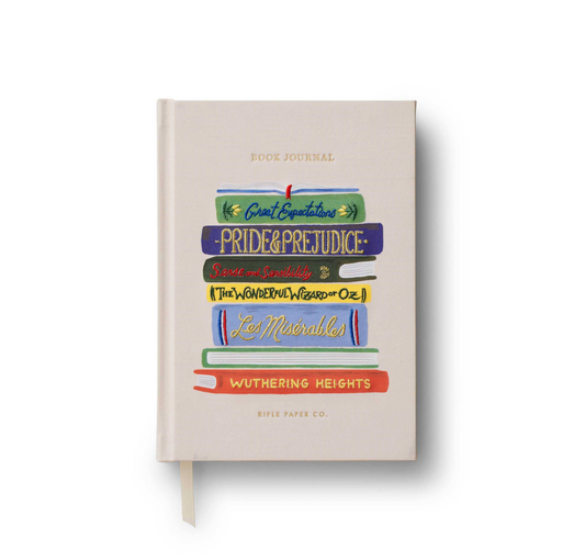 Book Club Embroidered Book Journal