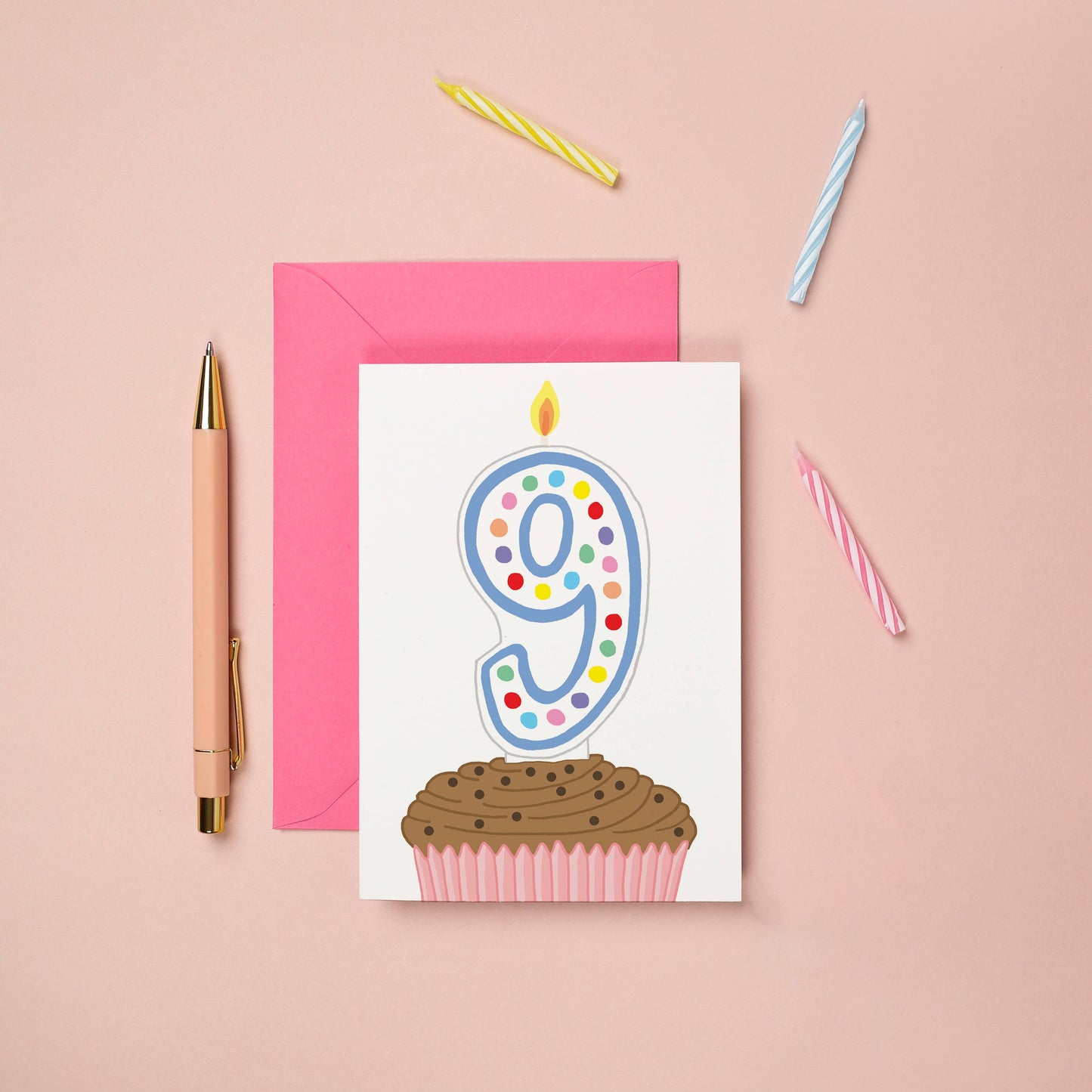 9th Birthday Greeting Card