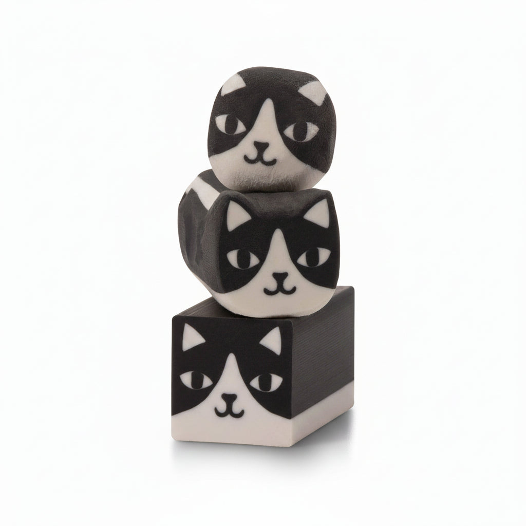 9 Lives Cat Eraser