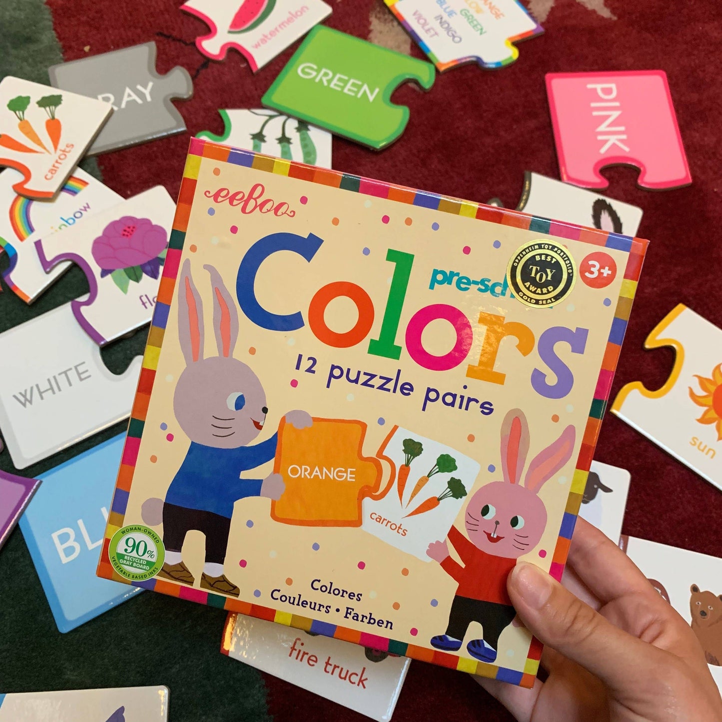 Pre-School Puzzle Pairs | Colors