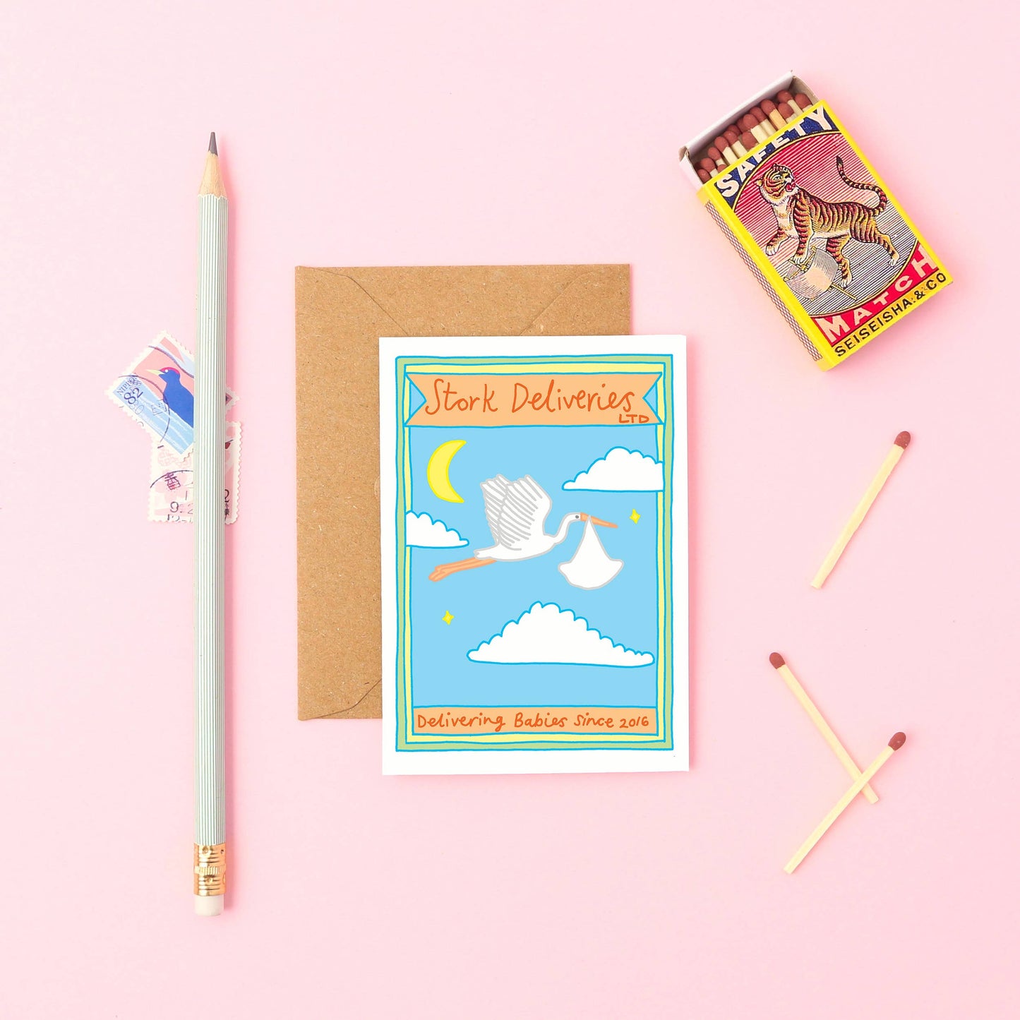 Stork Deliveries Mini Card